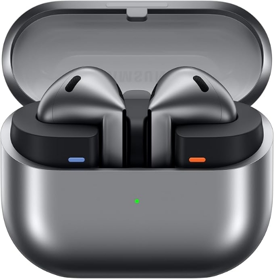 هدفون بی‌سیم Samsung Galaxy Buds3 رنگ مشکی و سفید | SAMSUNG Galaxy Buds3