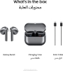 هدفون بی‌سیم Samsung Galaxy Buds3 رنگ مشکی و سفید | SAMSUNG Galaxy Buds3