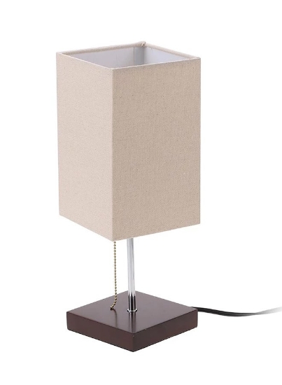 چراغ خواب مینیمالیستی قهوه ای/بژ 40 وات