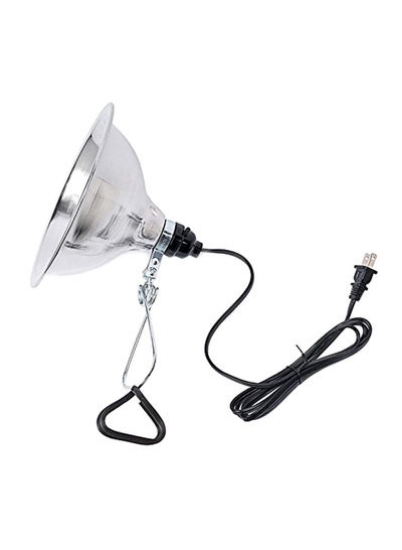 چراغ گیره با بازتابنده نقره ای 11x8x6 اینچ