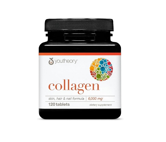 تصویر  قرص کلاژن تقویت مو ، ناخن و بدن یوتئوری Youtherory Collagen + Biotin Skin & Hair & Nail