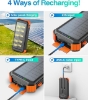 پاور بانک خورشیدی WASTDE 26800mAh انرژی بی‌نهایت در دستان شما | WASTDE Solar Power Bank 26800mAh 