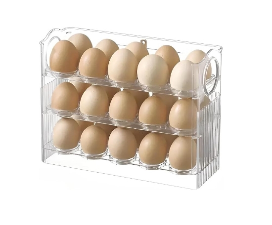 جعبه سه‌طبقه نگهداری تخم‌مرغ سه‌طبقه