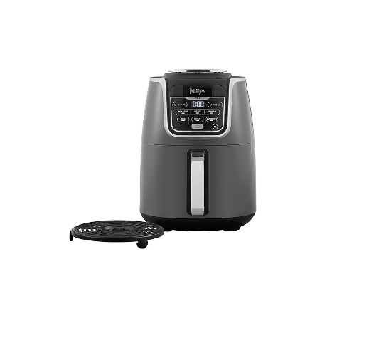 هواپز نینجا Ninja Air Fryer Max Xl Af160 سایز 5.2 لیتری رنگ خاکستری-مشکی