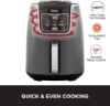 هواپز نینجا Ninja Air Fryer Max Xl Af160 سایز 5.2 لیتری رنگ خاکستری-مشکی