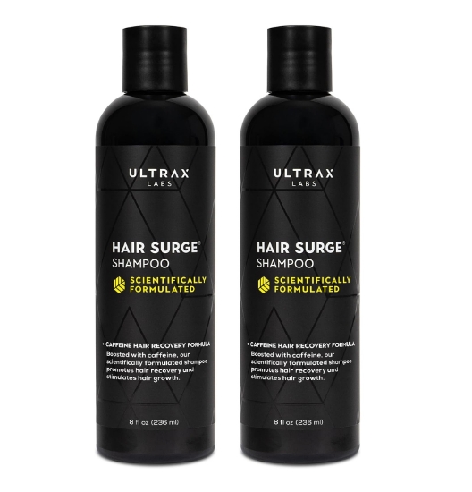 تصویر  شامپوی تخصصی ضد ریزش مو Ultrax Labs Hair Surge ( ۸ انس، حدود ۲۳۶ میلی‌لیتر-بسته‌بندی دو عددی)