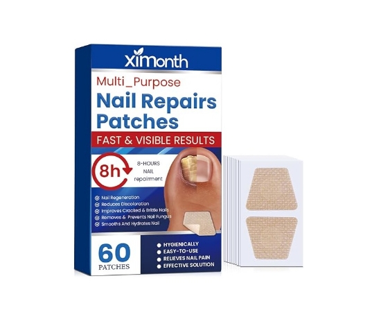 چسب‌های درمان قارچ ناخن TERRIFI 60Pcs Fungal Nail Treatment Patches