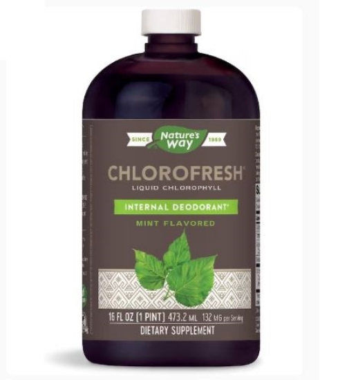 کلروفیل مایع Nature's Way 16 fl oz با طعم نعنا