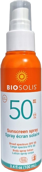 تصویر  اسپری ضد آفتاب ارگانیک SPF 50 100 میلی لیتر Biosolis