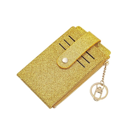 کیف کارت و کیف پول زنانه Valentoria Bling-Gold Card Wallet