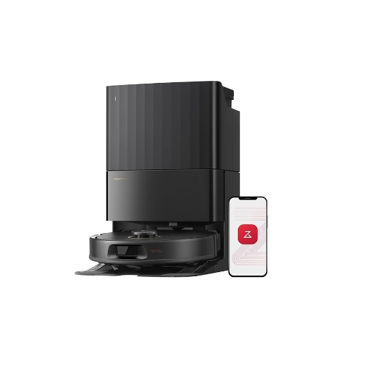 جارو رباتیک مخزن دار roborock Qrevo 5AE به همراه پاک کننده سطوح و 12 عدد پک جمع کننده گرد و غبار