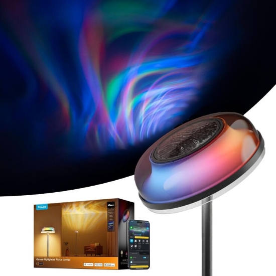 چراغ ایستاده هوشمند Govee Uplighter Floor Lamps Tri-Zone
