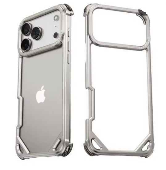 گارد آیفون 17 پرو رنگ تیتانیوم