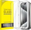 محافظ صفحه نمایش JETech Screen Protector for iPhone 15 Pro, 3-Pack | بسته 3 عددی